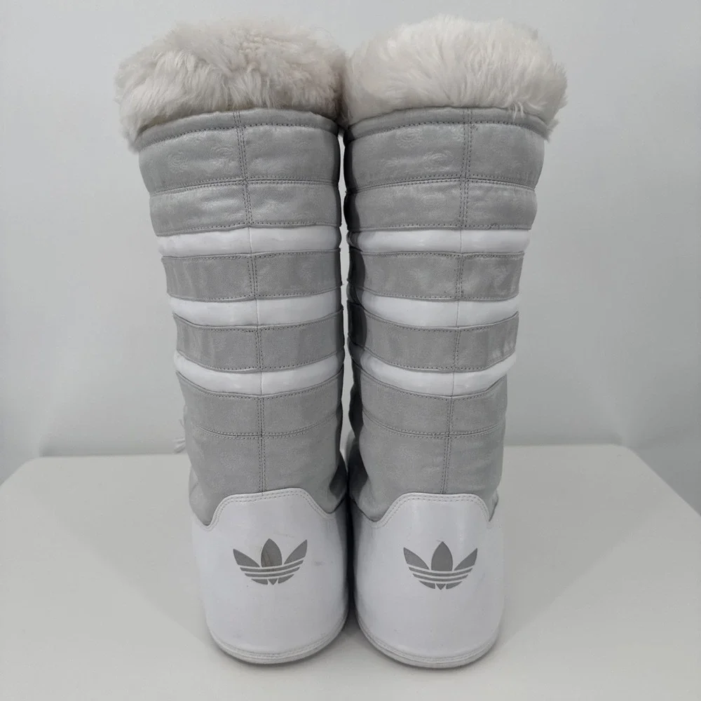ADIDAS Y2K 90 Winter BOOTS ski Snow CARLO GRUBER fur Platform Shoes W size 6.5‎